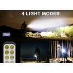 Casa si Gradina - Corpuri si surse de iluminat - Iluminat exterior - Lanterne - Lanterna de mana 8 LED+COB cu incarcare solara si USB Q SD623 - Infinity.ro