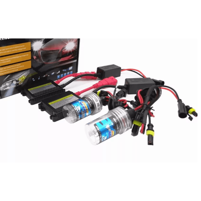 Auto si Moto - Electrice auto - Iluminare si semnalizare - Becuri auto - Kit complet Xenon Auto 9006 HID de 55W tensiune 12V 6000K - Infinity.ro