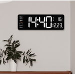 Casa si Gradina - Decoratiuni - Ceasuri - Ceas Digital de Perete RD AB6626 afisaj ALB Functie de Termometru Calendar Temporizator Alarma Dubla - Infinity.ro