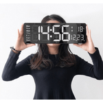 Casa si Gradina - Decoratiuni - Ceasuri - Ceas Digital de Perete RD AB6626 afisaj ALB Functie de Termometru Calendar Temporizator Alarma Dubla - Infinity.ro