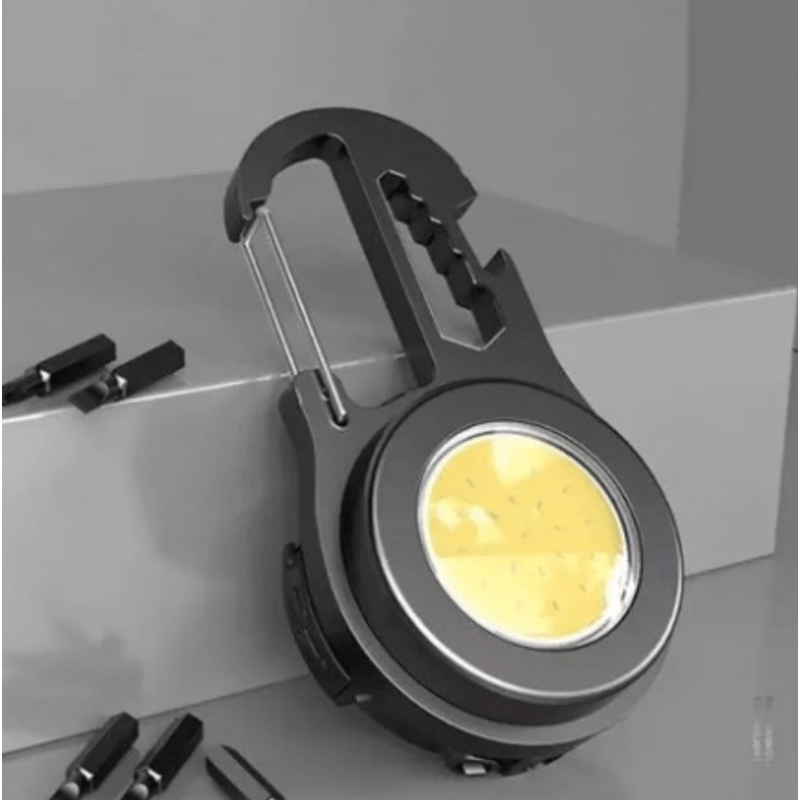 Casa si Gradina - Corpuri si surse de iluminat - Iluminat exterior - Lanterne - Breloc cu lanterna Q D910 LED COB multifunctional - Infinity.ro