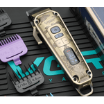 Ingrijire personala si Cosmetice - Aparate & accesorii ingrijire personala - Aparate de ras si tuns - Aparate de tuns - Aparat de tuns cu carcasa metalica premium VGR V 005 Afisaj LED - Infinity.ro