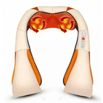 Ingrijire personala si Cosmetice - Sanatate si wellness - Articole wellness - Aparate si dispozitive de masaj - Aparat de Masaj Gat Umeri Spate Cervical Lombar Role 3D Infrarosu 24W Bej - Infinity.ro