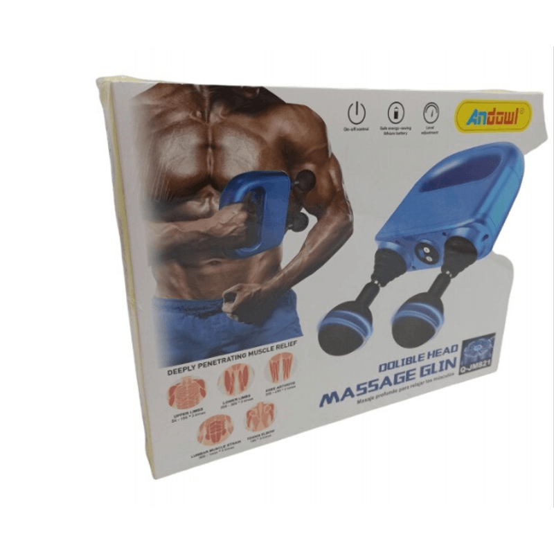 Ingrijire personala si Cosmetice - Sanatate si wellness - Articole wellness - Aparate si dispozitive de masaj - Aparat de masaj pentru relaxare Albastru cu acumulator 2200 mAh Q JM821 - Infinity.ro