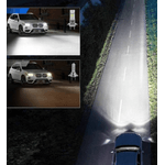 Auto si Moto - Electrice auto - Iluminare si semnalizare - Becuri auto - Set 2 becuri led H7 FQ5 lumina alba 6500k 12000 Lumeni cu ventilator RU - Infinity.ro