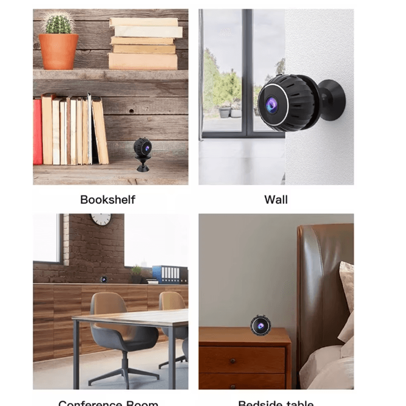 Casa si Gradina - Electrice - Smart Home - Camere de supraveghere - Camera de supraveghere ROTUNDA model Andowl Q S710 WiFi 1080p Full HD rotatie 360 grade Night Vision - Infinity.ro