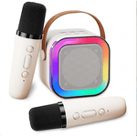 TV, Audio-Video si Foto - Accesorii TV si audio - Microfoane - Set 2 Microfoane Karaoke cu boxa portabila K12 - Infinity.ro