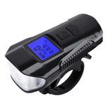 Casa si Gradina - Corpuri si surse de iluminat - Iluminat exterior - Lanterne - Lanterna de Bicicleta FY317 cu Claxon si Kilometraj DIGITAL - Infinity.ro