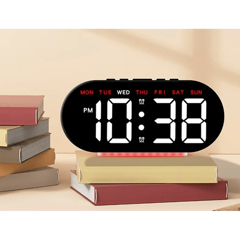 Casa si Gradina - Decoratiuni - Ceasuri - Ceas digital GH8035 cu lumina ambientala si alarma - Infinity.ro