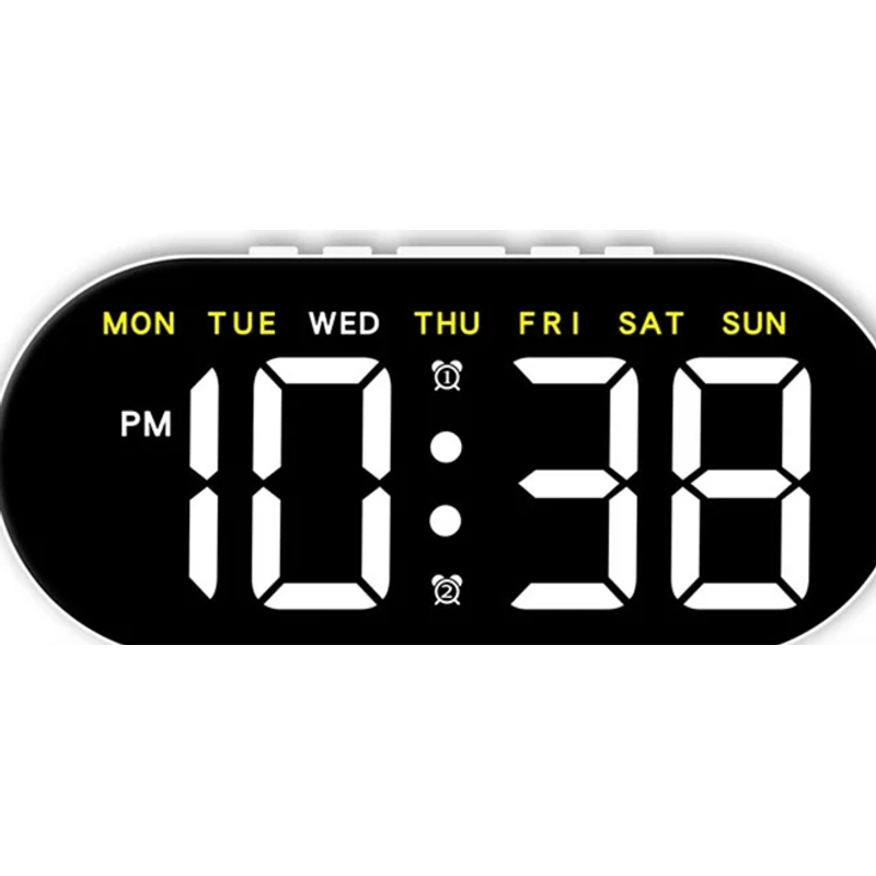 Casa si Gradina - Decoratiuni - Ceasuri - Ceas digital GH8035 cu lumina ambientala si alarma - Infinity.ro