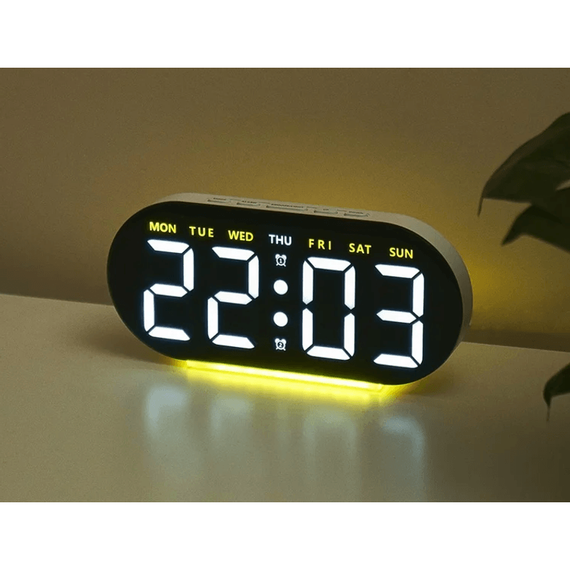 Casa si Gradina - Decoratiuni - Ceasuri - Ceas digital GH8035 cu lumina ambientala si alarma - Infinity.ro