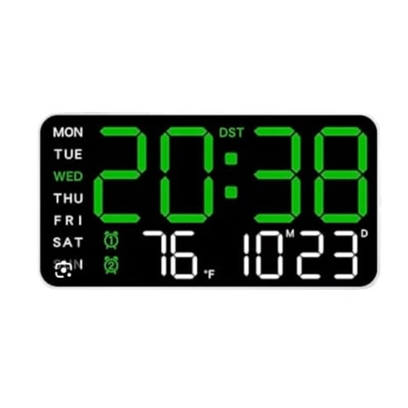 Casa si Gradina - Decoratiuni - Ceasuri - Ceas de masa sau perete 6659 cu afisaj digital temperatura si alrma - Infinity.ro