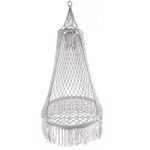 Casa si Gradina - Gradina si terasa - Balansoare si hamace - Balansoare - (DL) Scaun rotund tip leagan suspendat, model cuib, 80x140cm, maxim 120kg, bej - Infinity.ro