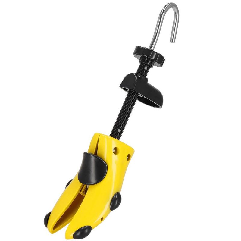 Casa si Gradina - Mobilier - Organizare si depozitare - Organizatoare pentru sertare si dulapuri - Set 2 sanuri pentru largit si alungit pantofi, din plastic, marime 44-46, galben - Infinity.ro