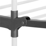 Market - Spalare si intretinere rufe - Uscatoare de rufe si accesorii - Uscator vertical pentru rufe, mobil si pliabil, cu doua umerase, 75x57x170cm, sarcina 20kg - Infinity.ro