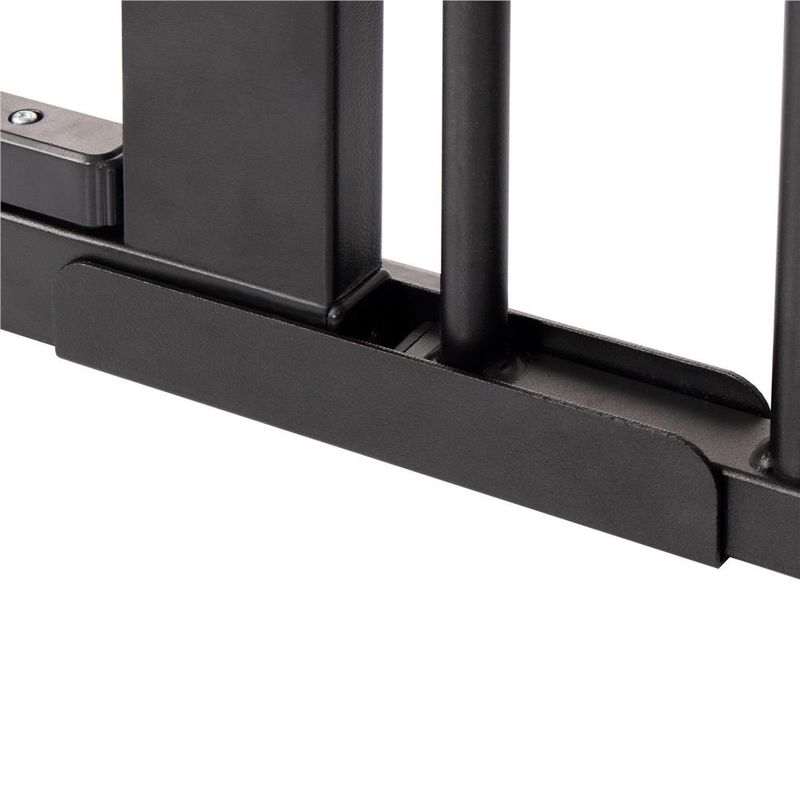 Petshop - Accesorii petshop - Jucarii animale - Jucarii educative - Poarta de siguranta Safety Gate pentru scari, ajustabila 97-103 cm, din otel, neagra - Infinity.ro