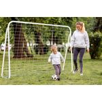 Petshop - Accesorii petshop - Jucarii animale - Jucarii educative - Poarta de fotbal pentru copii, 213x152x75 cm, alb – otel durabil, usor de asamblat, ideala pentru joaca in aer liber - Infinity.ro