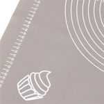 Casa si Gradina - Bucatarie si vesela - Ustensile bucatarie - Forme prajituri - Plansa din silicon alimentar de framantat aluat, rezistenta la temperaturi ridicate, 65x45cm, gri - Infinity.ro