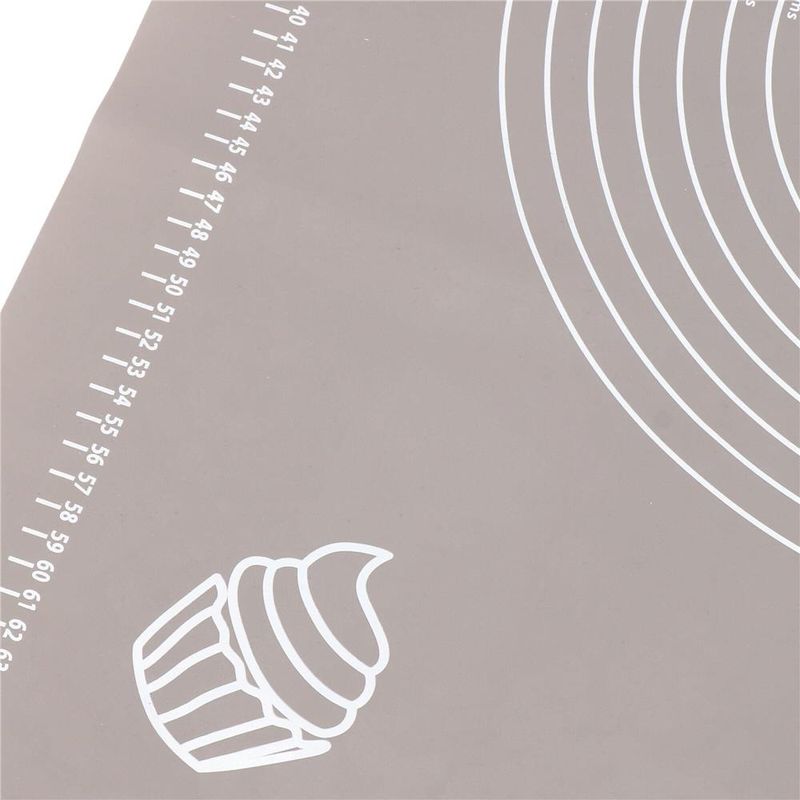 Casa si Gradina - Bucatarie si vesela - Ustensile bucatarie - Forme prajituri - Plansa din silicon alimentar de framantat aluat, rezistenta la temperaturi ridicate, 65x45cm, gri - Infinity.ro