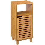 Casa si Gradina - Mobilier - Mobilier baie - Corpuri baie - Dulap baza 5Five Sicela cu rafturi, bambus si MDF, 33x28x80 cm, natur - Infinity.ro