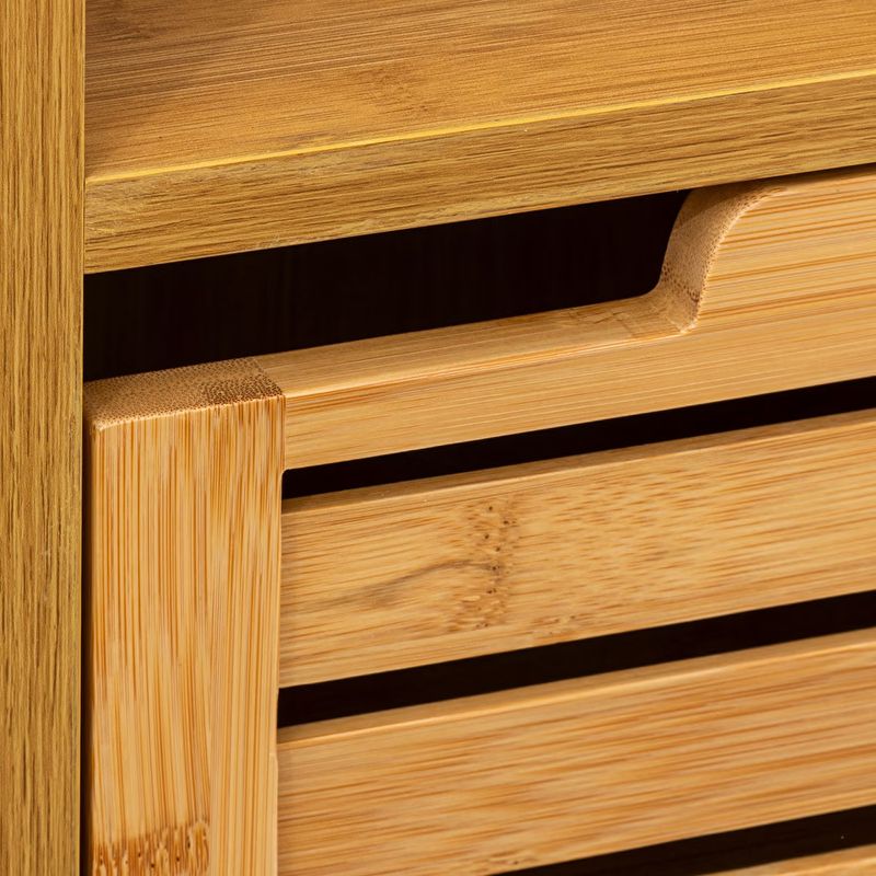 Casa si Gradina - Mobilier - Mobilier baie - Corpuri baie - Dulap baza 5Five Sicela cu rafturi, bambus si MDF, 33x28x80 cm, natur - Infinity.ro