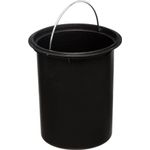 Casa si Gradina - Mobilier - Organizare si depozitare - Cosuri de gunoi - Cos gunoi 5Five Modern Color cu capac bambus si sistem soft-close, otel, polipropilena si bambus, 3L, 22x17x23 cm, alb - Infinity.ro