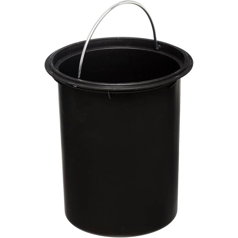 Casa si Gradina - Mobilier - Organizare si depozitare - Cosuri de gunoi - Cos gunoi 5Five Modern Color cu capac bambus si sistem soft-close, otel, polipropilena si bambus, 3L, 22x17x23 cm, alb - Infinity.ro