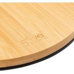 Casa si Gradina - Mobilier - Organizare si depozitare - Cosuri de gunoi - Cos gunoi 5Five Modern Color cu capac bambus si sistem soft-close, otel, polipropilena si bambus, 3L, 22x17x23 cm, alb - Infinity.ro