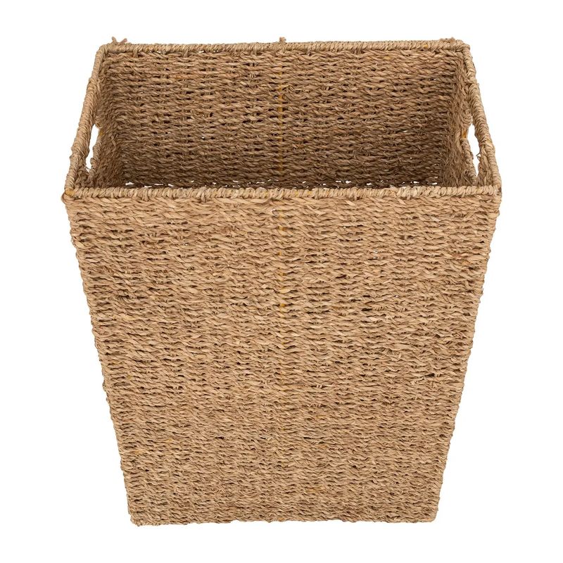 Market - Spalare si intretinere rufe - Uscatoare de rufe si accesorii - Cos rufe 5Five din trestie impletita, cadru metalic, 40 litri, 37x22x55 cm, maro - Infinity.ro