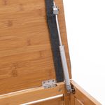 Casa si Gradina - Mobilier - Mobilier baie - Corpuri baie - Taburet multifunctional 5Five Sicela, spatiu depozitare, bambus, 35x35x49 cm, bej - Infinity.ro