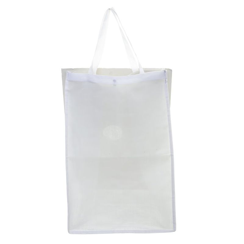 Market - Spalare si intretinere rufe - Uscatoare de rufe si accesorii - Cos rufe 5Five Sicela din bambus, 2 compartimente, capacitate 100L, 58x40x60 cm, natur - Infinity.ro