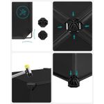 Casa si Gradina - Mobilier - Organizare si depozitare - Cutii depozitare - Dulap de depozitare pantofi modular, configurabil cu 10 compartimente, 43x31x173 cm, negru - Infinity.ro