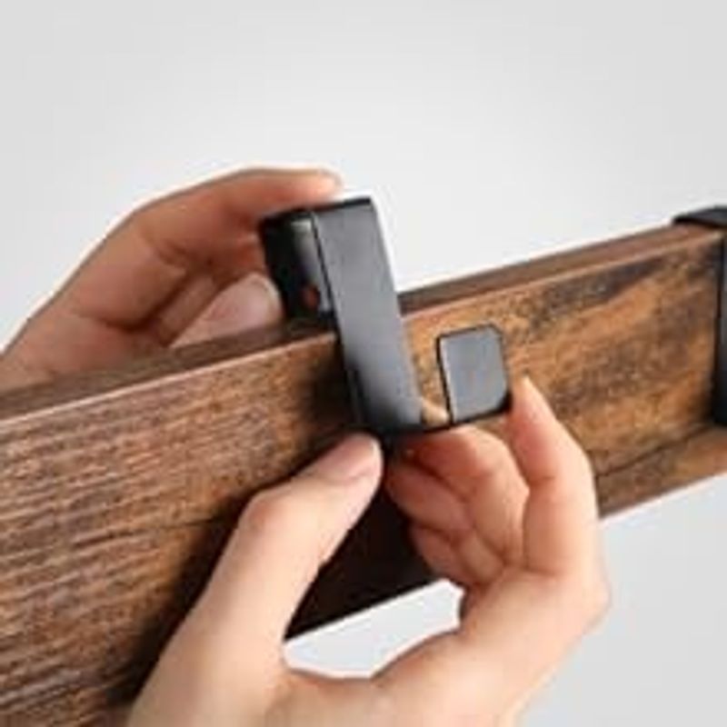 Casa si Gradina - Mobilier - Organizare si depozitare - Cuiere - Cuier pentru haine, cu banc depozitare pantofi, 9 carlige detasabile, sina pentru haine, 34x77x183cm, industrial - Infinity.ro