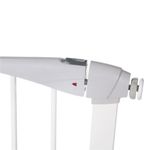 Petshop - Accesorii petshop - Jucarii animale - Jucarii educative - Poarta de siguranta Safety Gate pentru scari, ajustabila 76-85 cm, din otel, alba - Infinity.ro
