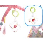 Petshop - Accesorii petshop - Jucarii animale - Jucarii educative - Tarc de joaca pentru bebelusi, 76x76x50 cm, roz – cu jucarii, mingi si arcade interactive - Infinity.ro