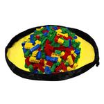 Market - Spalare si intretinere rufe - Uscatoare de rufe si accesorii - Cos depozitare haine sau jucarii, 40x33cm, bumbac si in, 43 l, gri - Infinity.ro