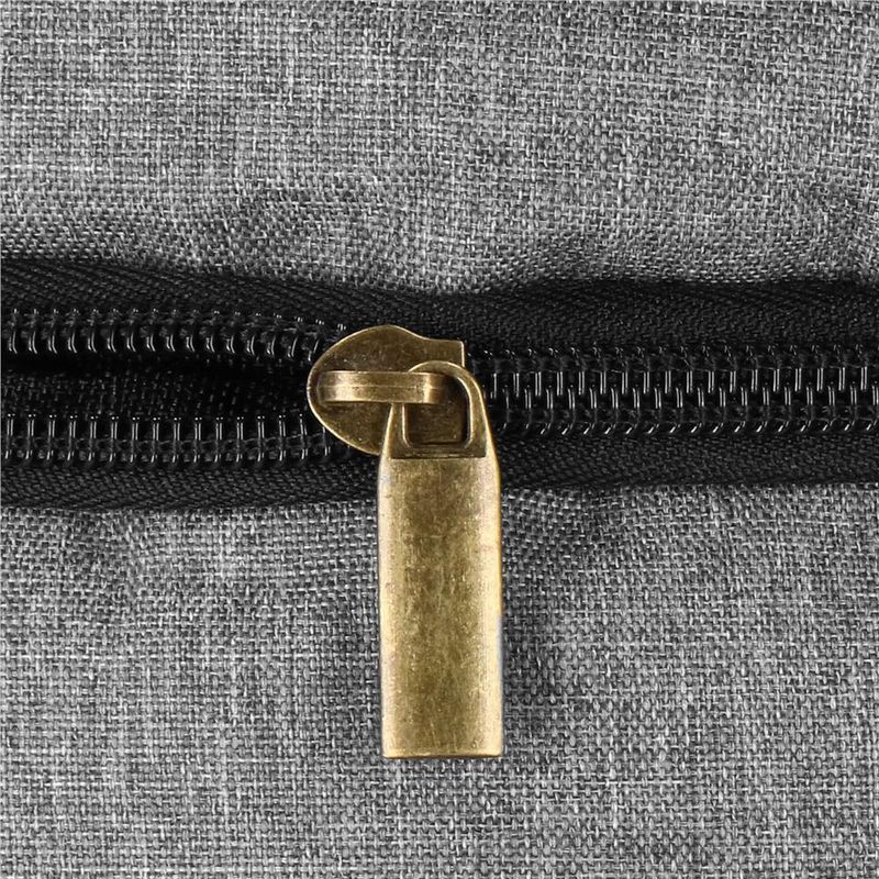 Market - Spalare si intretinere rufe - Uscatoare de rufe si accesorii - Cos depozitare haine sau jucarii, 40x33cm, bumbac si in, 43 l, gri - Infinity.ro