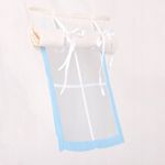 Petshop - Accesorii petshop - Jucarii animale - Jucarii educative - Cort copii Sersimo stil indian Teepee Tent cu fereastra, covoras gros si 2 perne, alb albastru - Infinity.ro