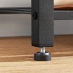 Casa si Gradina - Mobilier - Organizare si depozitare - Cuiere - Cuier pentru haine, suport pentru pantofi si banca cu rafturi, cu carlige, cadru metalic mat, 80x32x178cm - Infinity.ro