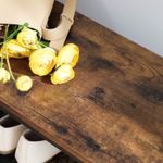 Casa si Gradina - Mobilier - Organizare si depozitare - Cuiere - Cuier pentru haine, suport pentru pantofi si banca cu rafturi, cu carlige, cadru metalic mat, 80x32x178cm - Infinity.ro