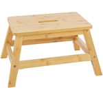 Casa si Gradina - Mobilier - Scaune si fotolii - Tabureti - Scaunel 5Five bambus 1 treapta, 26x25x38 cm, bej - Infinity.ro