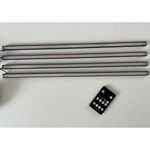 Casa si Gradina - Gradina si terasa - Garduri, panouri si accesorii - Set iluminare led pentru riflaje MDF, varianta II, 2 lampi x 1 metru, 520 lm, 5.6W, telecomanda - Infinity.ro