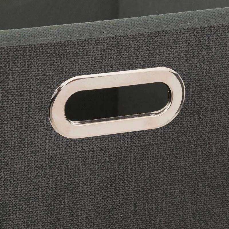 Casa si Gradina - Mobilier - Organizare si depozitare - Cutii depozitare - Cutie depozitare 5Five, polipropilena, pliabila, 31x31x31 cm, gri inchis - Infinity.ro