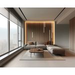 Casa si Gradina - Gradina si terasa - Garduri, panouri si accesorii - Set iluminare led pentru riflaje MDF, varianta II, 2 lampi x 1 metru, 520 lm, 5.6W, telecomanda - Infinity.ro