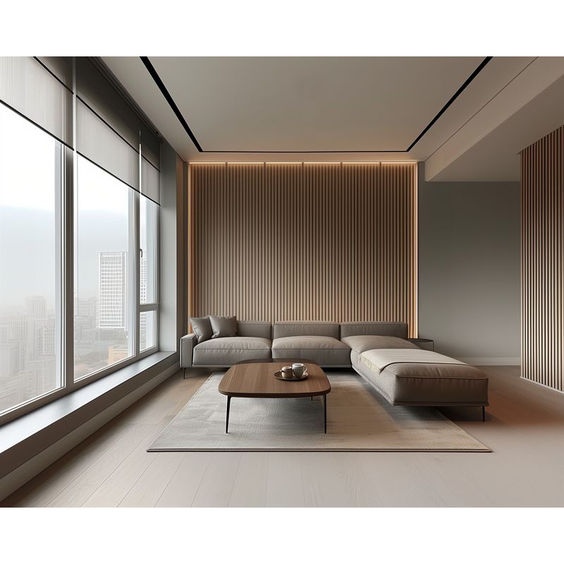 Casa si Gradina - Gradina si terasa - Garduri, panouri si accesorii - Set iluminare led pentru riflaje MDF, varianta II, 2 lampi x 1 metru, 520 lm, 5.6W, telecomanda - Infinity.ro