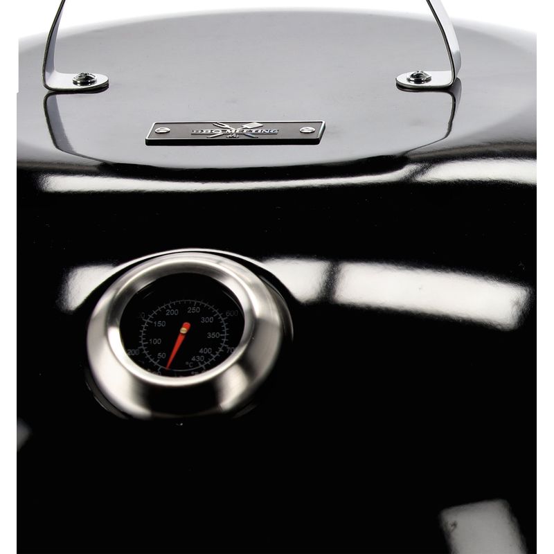 Casa si Gradina - Gradina si terasa - Gratare si accesorii - Gratare de gradina - Gratar din otel pe carbuni, cu tava pentru cenusa, capac cu termometru, 90x71x111cm - Infinity.ro