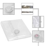 Casa si Gradina - Mobilier - Organizare si depozitare - Organizatoare pentru sertare si dulapuri - Set 10 saci de vidat haine, 4 dimensiuni diferite, transparent - Infinity.ro