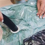 Casa si Gradina - Mobilier - Organizare si depozitare - Organizatoare pentru sertare si dulapuri - Set 10 saci de vidat haine, 4 dimensiuni diferite, transparent - Infinity.ro