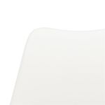 Casa si Gradina - Mobilier - Scaune si fotolii - Scaune - Set 4 scaune dining Verdhe pentru bucatarie cu perna tapitata cu piele ecologica, 44x82cm, alb negru - Infinity.ro