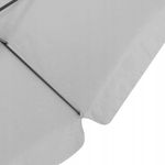 Casa si Gradina - Gradina si terasa - Umbrele si pavilioane - Umbrele - Umbrela de gradina cu brat lateral banana, cu husa, 300cm, gri deschis - Infinity.ro